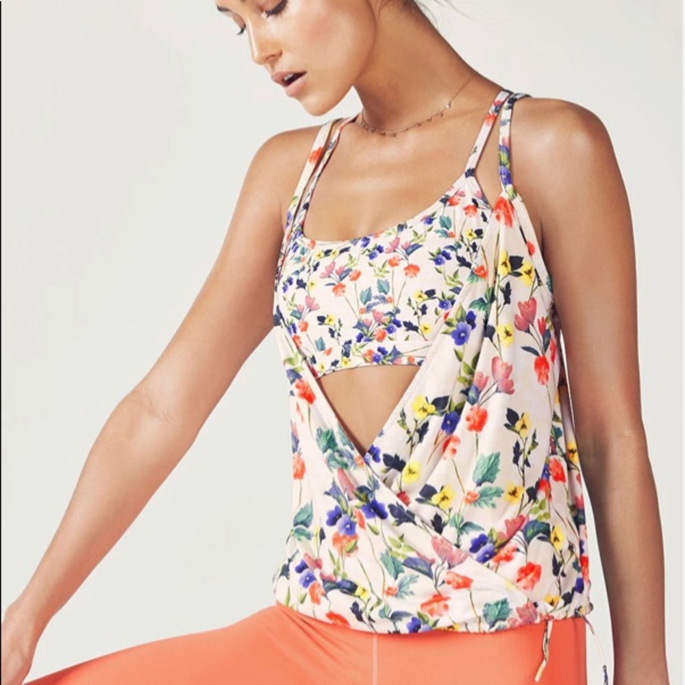 Fabletics poppy field top